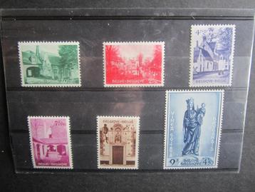 Timbres Belgique - N946 à 951 (x) - 30,00Eur beschikbaar voor biedingen