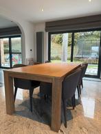 Eettafel te koop met gratis stoelen, Ophalen, Gebruikt