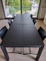 Uitschuifbare tafel met keramisch blad -> 160-260cm, Ophalen, 50 tot 100 cm, Vijf personen of meer, Rechthoekig