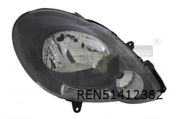 Renault Kangoo (2/08-6/13) koplamp Rechts zwart Origineel! 7