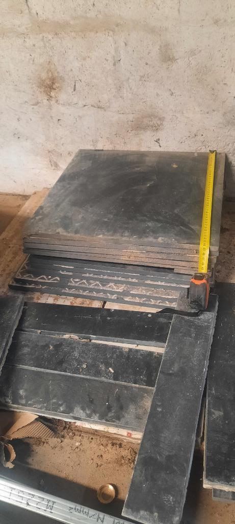 Lot de carrelage 45x45 + plinthes – Style naturel et chic, Doe-het-zelf en Bouw, Tegels, Ophalen