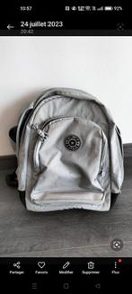 Sac a dos Kipling gris, Ophalen of Verzenden, Zo goed als nieuw, Kipling