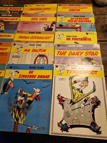 LOT 43 LUCKY LUKE STRIPS IN HEEL GOEDE STAAT 2€ PER STUK