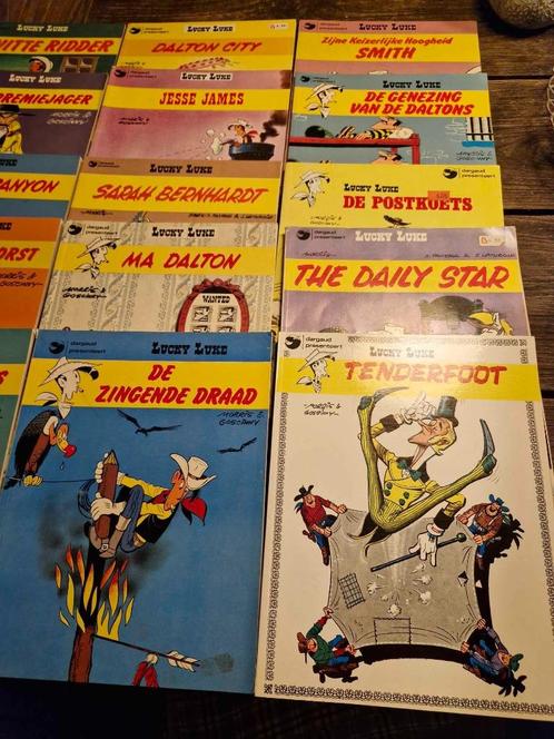 LOT 60 LUCKY LUKE STRIPS IN HEEL GOEDE STAAT 2€ PER STUK, Boeken, Stripverhalen, Zo goed als nieuw, Meerdere stripboeken, Ophalen of Verzenden