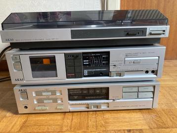 AKAI Stereo installatie met platendraaier, Enlèvement, Utilisé, Deck cassettes ou Lecteur-enregistreur de cassettes, Akai