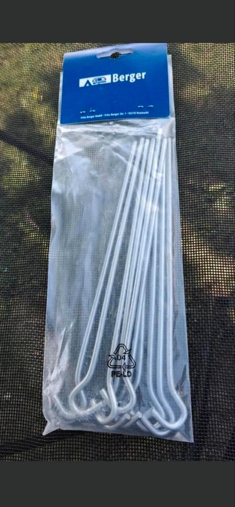 Grondpennen BERGER en CAMPKING., Caravans en Kamperen, Tentaccessoires, Nieuw, Ophalen of Verzenden