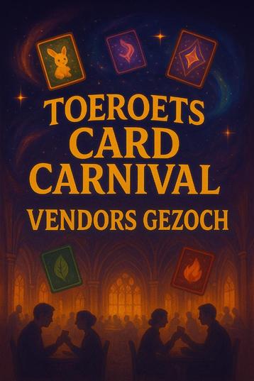 Vendors Gezocht TCG beurs beschikbaar voor biedingen