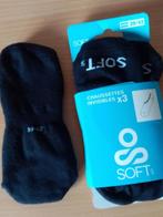 Soft : 6 paar nieuw zwart sneakersokken lage sokken 39 / 42, Kleding | Heren, Sokken en Kousen, Zwart, Nieuw, Ophalen of Verzenden