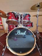 Stunning dark red Pearl EXX725Z/C Drum Set, Gebruikt, Ophalen, Pearl