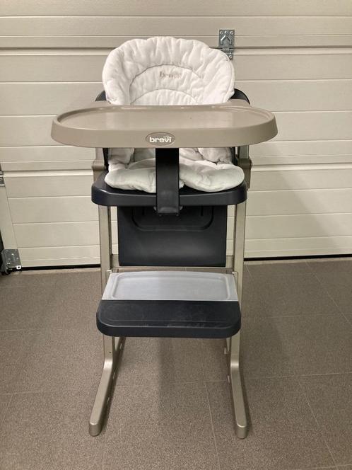 Brevi slex evo meegroeistoel, Kinderen en Baby's, Kinderstoelen, Gebruikt, Meegroeistoel, Afneembaar eetblad, Stoelverkleiner