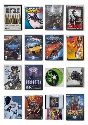 Collectie van 49 PC Games - Retro originele dozen etc