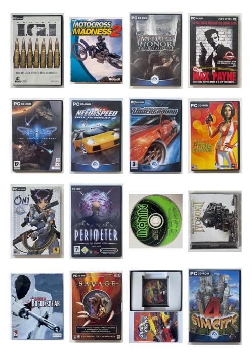 Collectie van 49 PC Games - Retro originele dozen etc, Games en Spelcomputers, Games | Pc, Ophalen