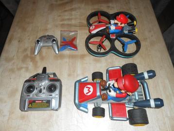 Mario Kart RC auto + een drone. beschikbaar voor biedingen