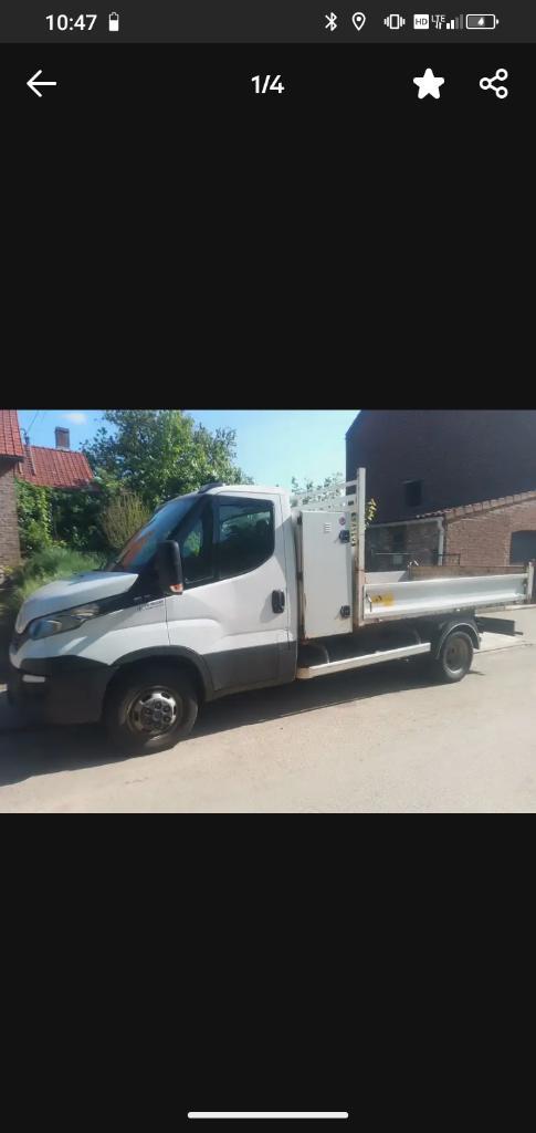Iveco daily benne basculante, Auto's, Overige Auto's, Bedrijf, ABS, Achteruitrijcamera, Airconditioning, Bluetooth, Boordcomputer