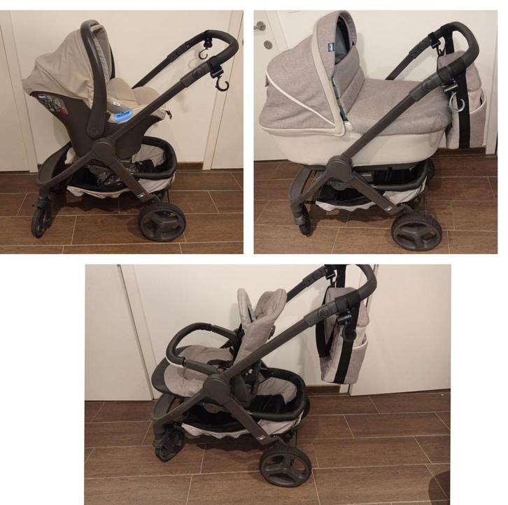 Kinderwagen 3-in-1 Chicco + veel extra’s GRATIS!, Kinderen en Baby's, Buggy's, Zo goed als nieuw, Regenhoes, Ophalen