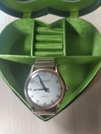 gouden heren polshorloge 18 K - Repco Watch, Handtassen en Accessoires, Horloges | Heren, Ophalen, Staal, Gebruikt, Polshorloge