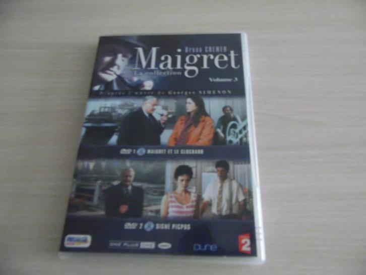 MAIGRET EN DE ZWERVER EN GESIGNEERDE PICPUS 2 DVD, Cd's en Dvd's, Dvd's | Tv en Series, Zo goed als nieuw, Overige genres, Alle leeftijden