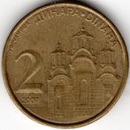 Servië : 2 Dinara 2007  KM#46  Ref 15863, Ophalen of Verzenden, Overige landen, Losse munt