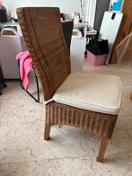 Licht eiken eettafel met 6 stoelen, Ophalen, Zo goed als nieuw