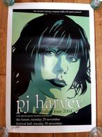 Poster of poster van P.J. Harvey gesigneerd door Joe White, Verzamelen, Gebruikt, Ophalen of Verzenden, Rechthoekig Staand, Muziek