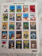 Timbres Tintin (feuille de 25 timbres), Timbres & Monnaies, Neuf, Autre, Autre, Sans timbre