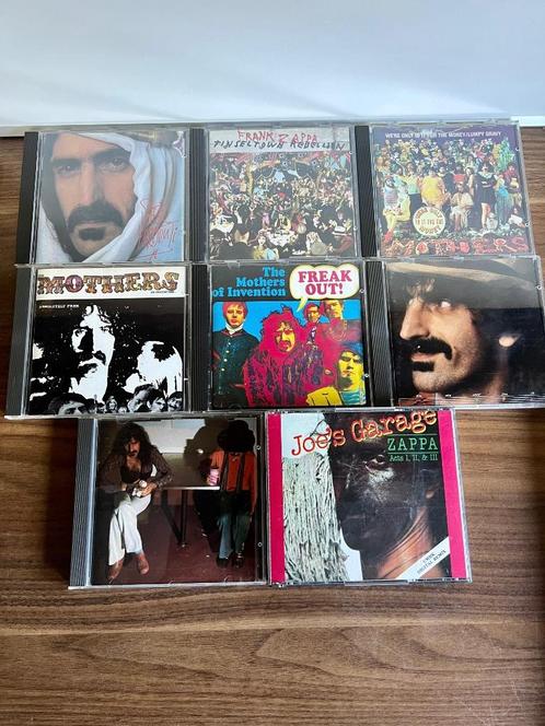 Frank Zappa - lot 8 cd's, Cd's en Dvd's, Cd's | Rock, Gebruikt, Ophalen