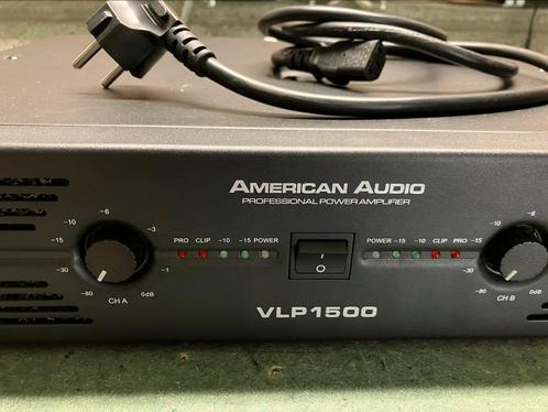 American audio vlp1500, Muziek en Instrumenten, Versterkers | Keyboard, Monitor en PA, Zo goed als nieuw, P.A., 1000 watt of meer
