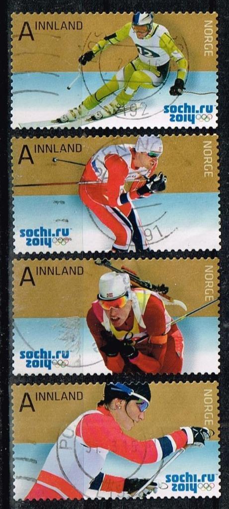 Postzegels uit Noorwegen - K 3867 - Olympische Winterspelen, Timbres & Monnaies, Timbres | Europe | Scandinavie, Affranchi, Norvège