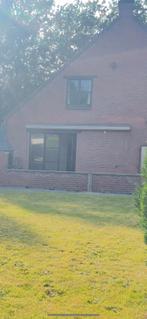 Manueel zonnescherm van 5m breed, Ophalen, Gebruikt, 450 cm of meer