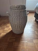 Rieten wasmand (mand), Huis en Inrichting, Ophalen, Zo goed als nieuw, Mand