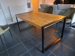 Eettafel, Huis en Inrichting, Tafels | Eettafels, Ophalen, Gebruikt, 50 tot 100 cm, Metaal