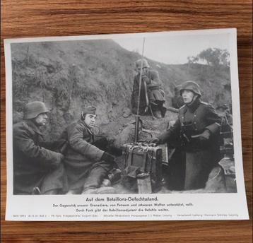 Photo du Kriegsberichter Gefechtsstand de la Wehrmacht de la, Enlèvement ou Envoi