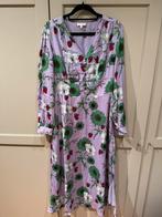 Paarse jurk met V hals en print maat M, Comme neuf, Taille 38/40 (M), Enlèvement ou Envoi, Violet