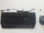 Gaming toetsenbord en muis, Informatique & Logiciels, Claviers, Comme neuf, Clavier gamer, Enlèvement