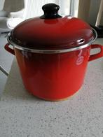 Kochstar geëmailleerde grote braadpan, Huis en Inrichting, Keuken | Potten en Pannen, Ophalen of Verzenden, Gebruikt, Kookpan of Snelkookpan