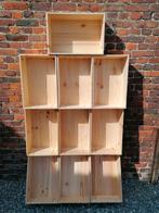 Caisse à vin 12 Bt caisses en bois 50x33x17cm 12 € la caisse, Ophalen of Verzenden, Gebruikt