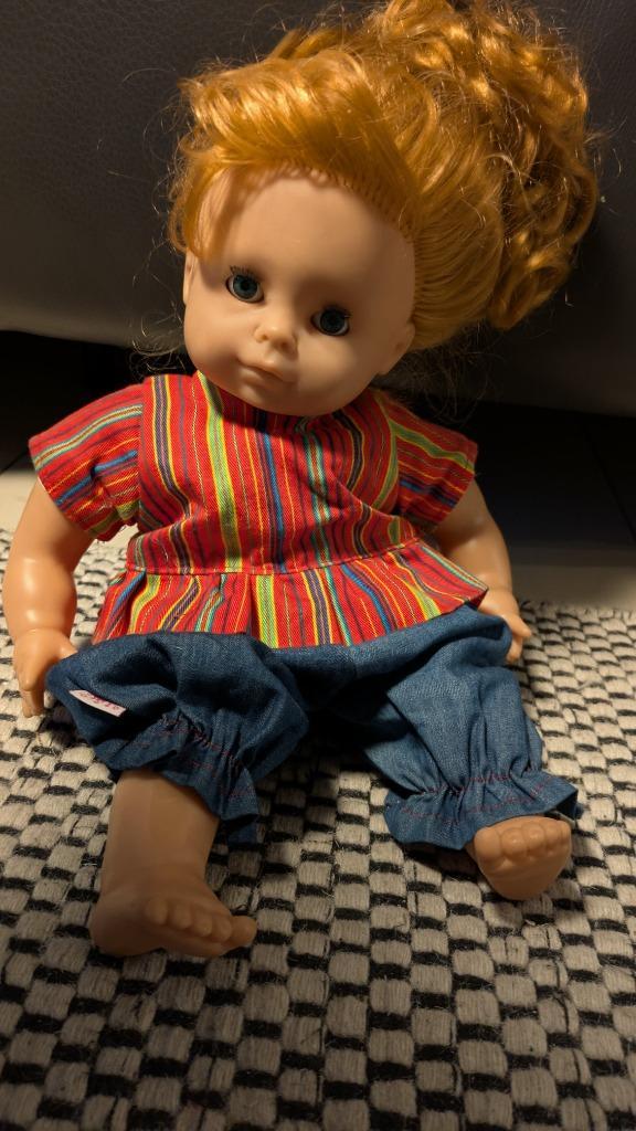 Pop met Rood Haar + Kleding & Schoentjes, Collections, Poupées, Utilisé, Poupée, Enlèvement