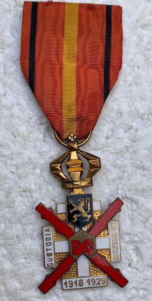 Medaille, Herinneringsmedaille Oude Rijnwacht 1918-1929, Verzamelen, Militaria | Algemeen, Landmacht, Lintje, Medaille of Wings