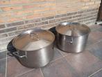 Inox kookpotten 30ltr 2 stuks, Huis en Inrichting, Keuken | Potten en Pannen, Ophalen, Zo goed als nieuw, Inox
