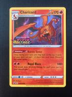 Pre-Release Charizard SWSH066 Black Star, Hobby en Vrije tijd, Ophalen of Verzenden, Zo goed als nieuw, Losse kaart, Foil