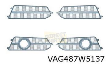 Audi A6 (3/11-5/16) voorbumpergrille Links (+ml) (9B9 satijn disponible aux enchères