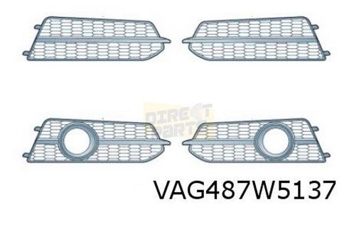 Audi A6 (3/11-5/16) voorbumpergrille Links (+ml) (9B9 satijn, Autos : Pièces & Accessoires, Carrosserie & Tôlerie, Pare-chocs