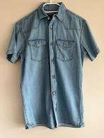 Jeanshemd korte mouwen, Kleding | Heren, Overhemden, Blauw, Halswijdte 38 (S) of kleiner, Produkt, Ophalen of Verzenden