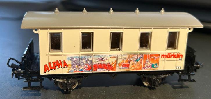 3097. „Märklin Alpha” H0 Märklin-auto., Hobby en Vrije tijd, Modeltreinen | H0, Nieuw, Wagon, Märklin, Ophalen of Verzenden