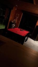 Billard/table à manger/2 bancs/4 à balles et….., Sports & Fitness, Enlèvement, Comme neuf, Table de billard