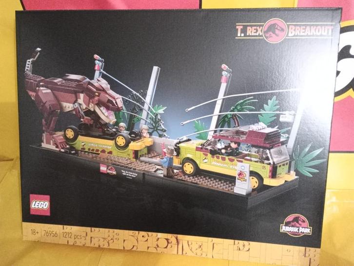 LEGO - 76956 - T-rex ontsnapping, Kinderen en Baby's, Speelgoed | Duplo en Lego, Nieuw, Lego, Complete set, Ophalen of Verzenden