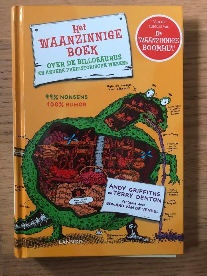 Het waanzinnige boek over de billosaurus en andere prehistor, Boeken, Kinderboeken | Jeugd | 10 tot 12 jaar, Nieuw, Fictie, Ophalen of Verzenden