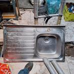 spoelbak inox, Ophalen, Gebruikt, 50 tot 100 cm