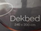 DEKBED 240X 200, Ophalen of Verzenden, Nieuw