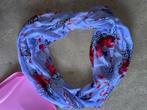Foulard tube bleue à motifs, Kleding | Dames, Mutsen, Sjaals en Handschoenen, Ophalen of Verzenden, Zo goed als nieuw